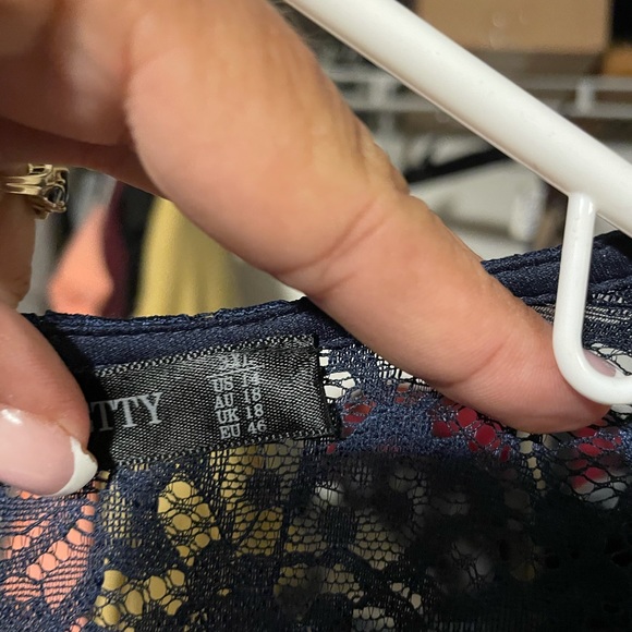 Navy Blue floor length evening gown - Picture 7 of 7